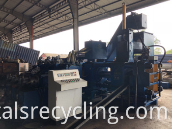 Y83W-250 Horizontal Ferrous Non-Ferrous Waste Metal Briquette Recycling Machine